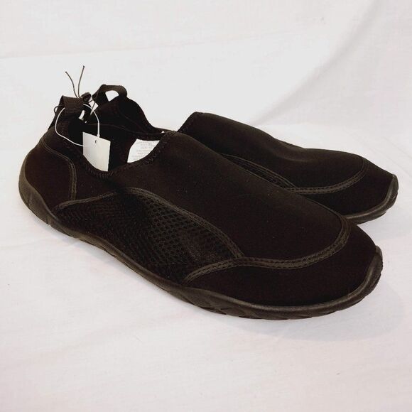 Wave Zone Water Shoe/Sock Rambler Black-Black Mesh Slip-On Men's 10 M - Picture 6 of 12